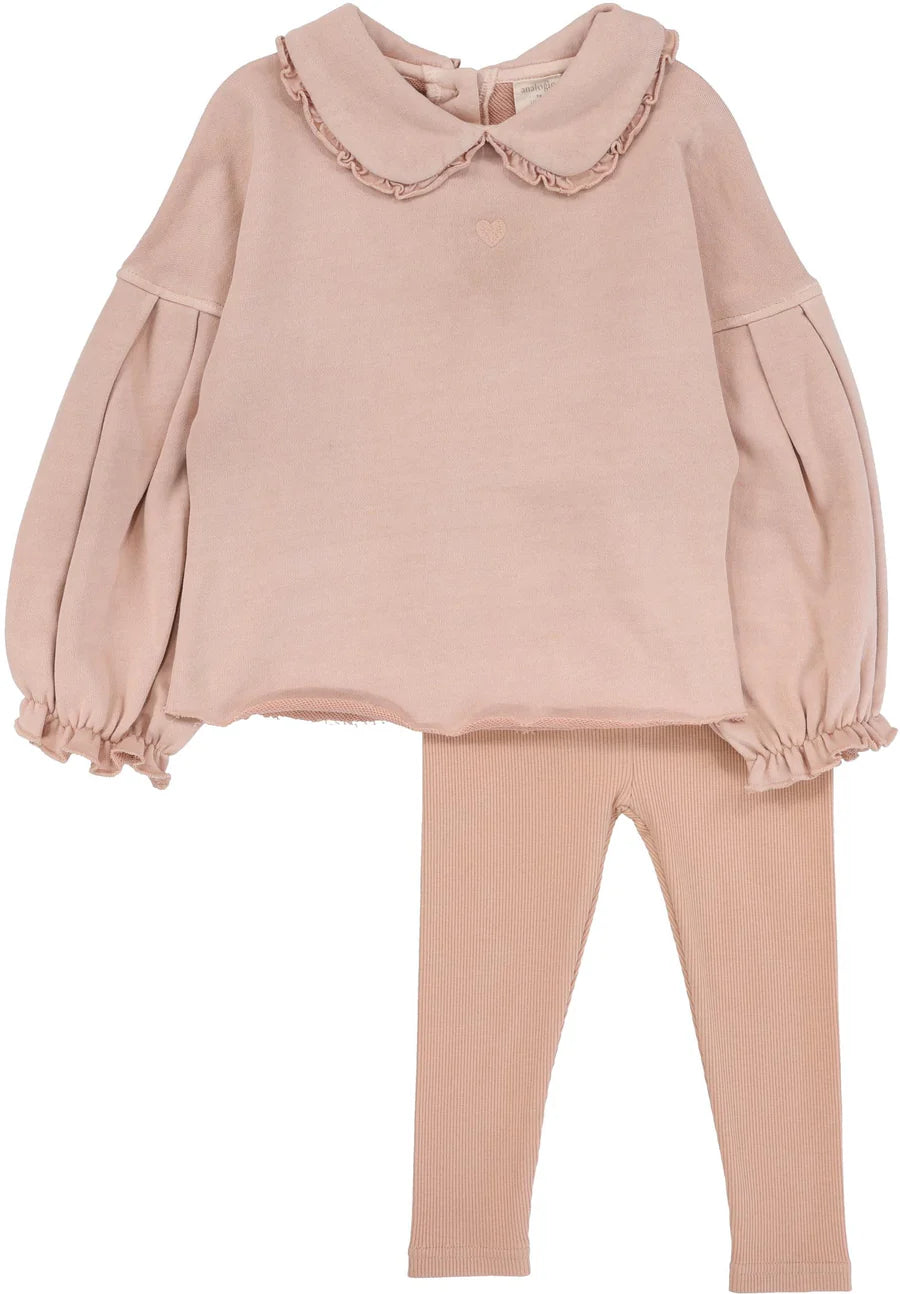 Analogie Wash Girls Sweatshirt Set - WGSS