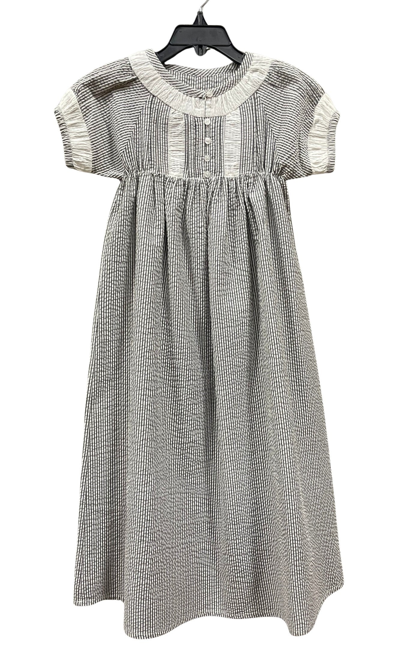 Best Frendz Shirred Insets Robe Pinstriped - 12-622-B
