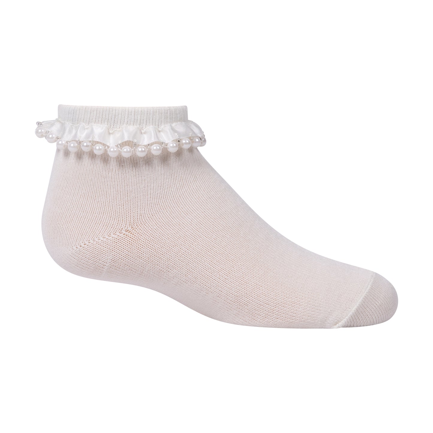 Zubii Pearl Ruffle Ankle - 1326