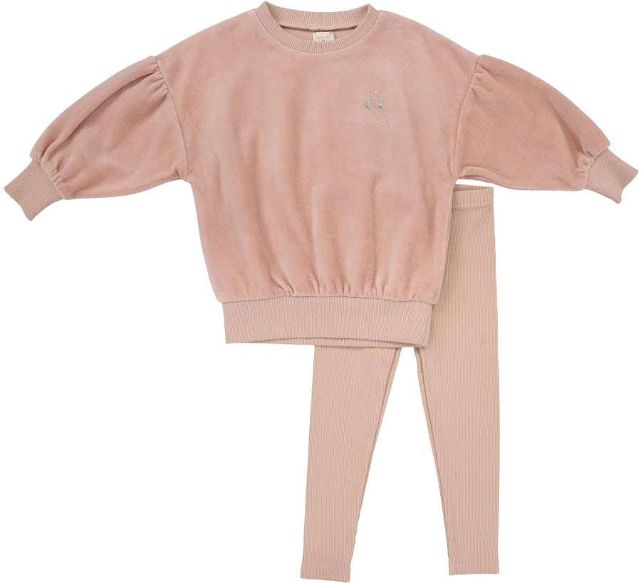 Analogie Rhinestone Velour Set - RVST