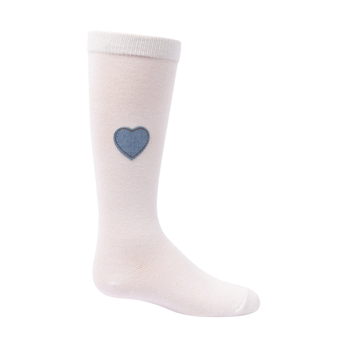 Zubii Denim Heart Tights - 1414