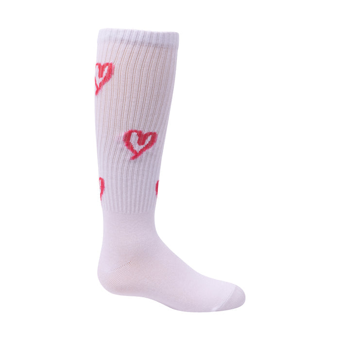 Zubii Hot Pink Heart Knee - 1447