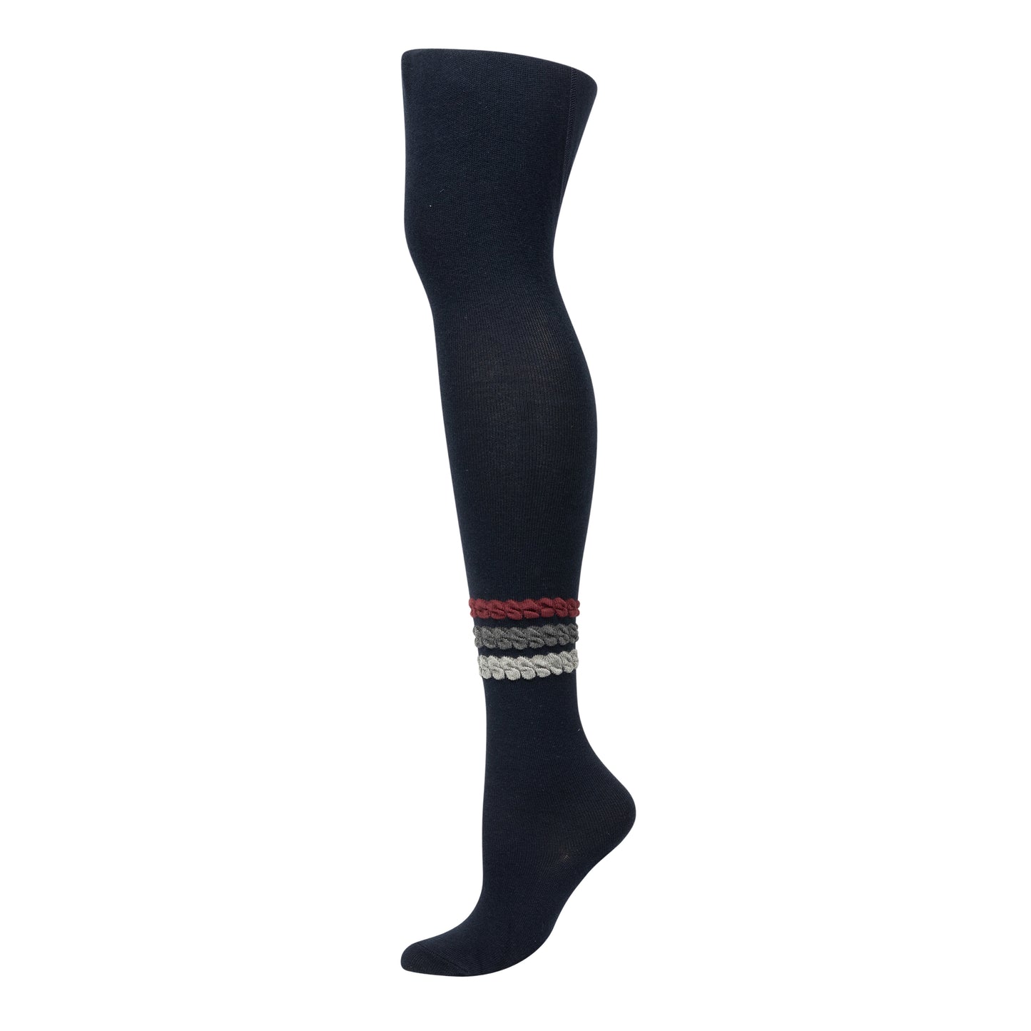 Zubii Multi Color Bubble Stripe Tights - 1504