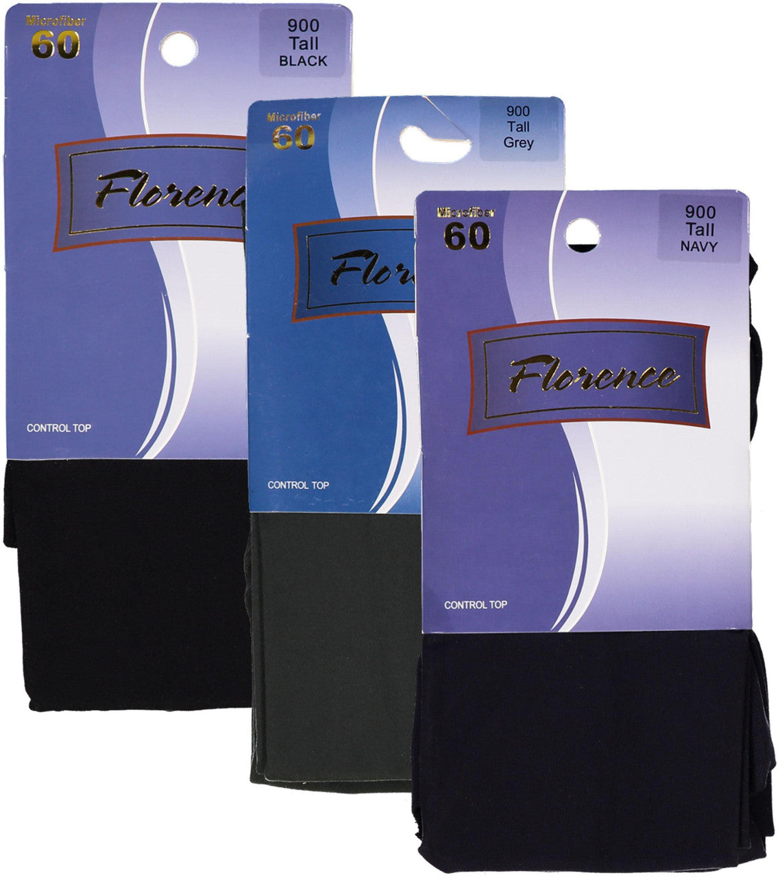 Florence 60 Den Opaque Footless Tights - 900fl