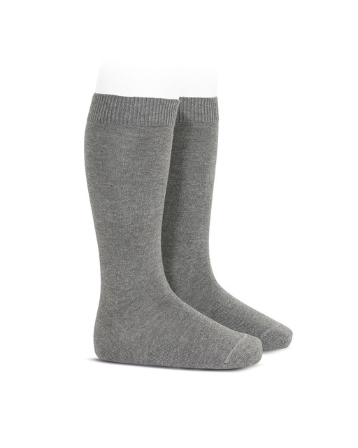 Condor Flat Cotton Knee Socks 230 Gray - 2019/2