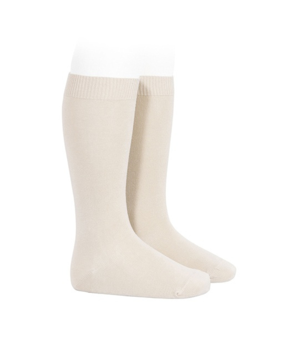 Condor Flat Cotton Knee Socks 304 Linen - 2019/2