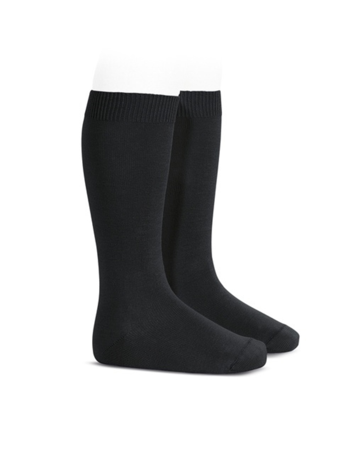 Condor Flat Cotton Knee Socks 900 Black - 2019/2