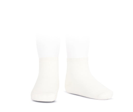 Condor Stretch Cotton Anklets 202 Ivory - 2138/4