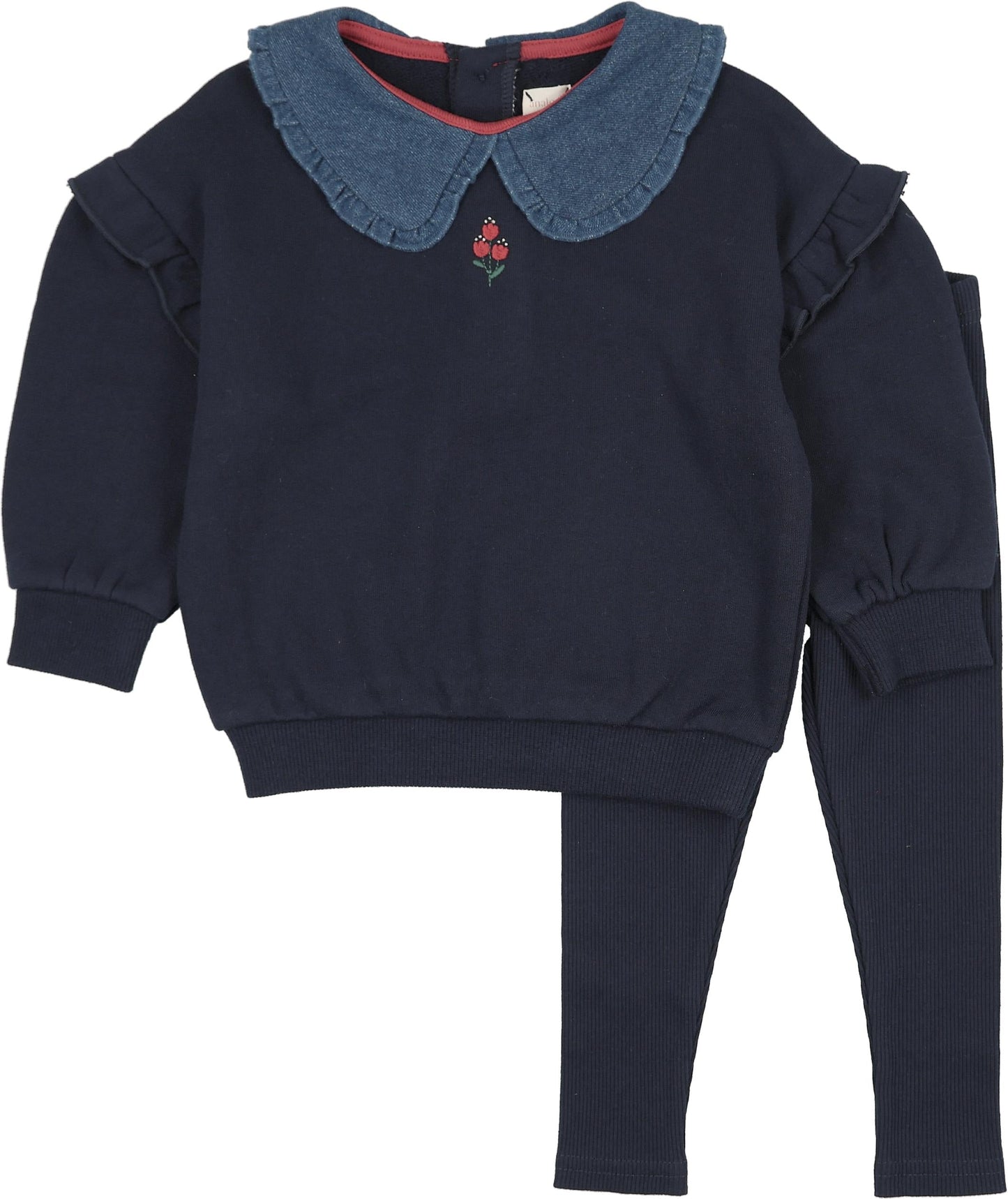 Analogie Sweet Campaign Toddler Ruffle Sweatshirt Set - AF26TS111