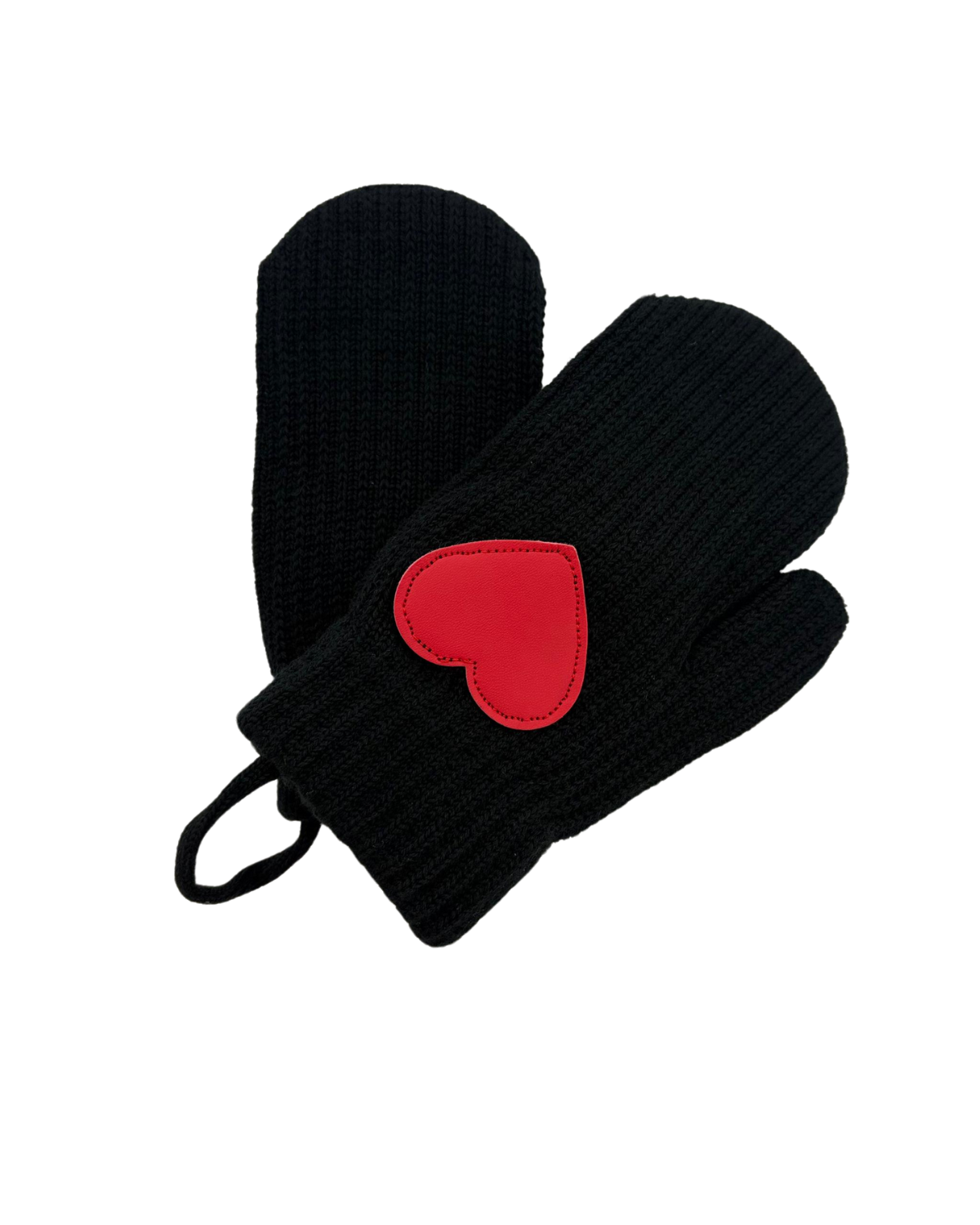 Mini Pops Mitten With Heart Patch - Dm100