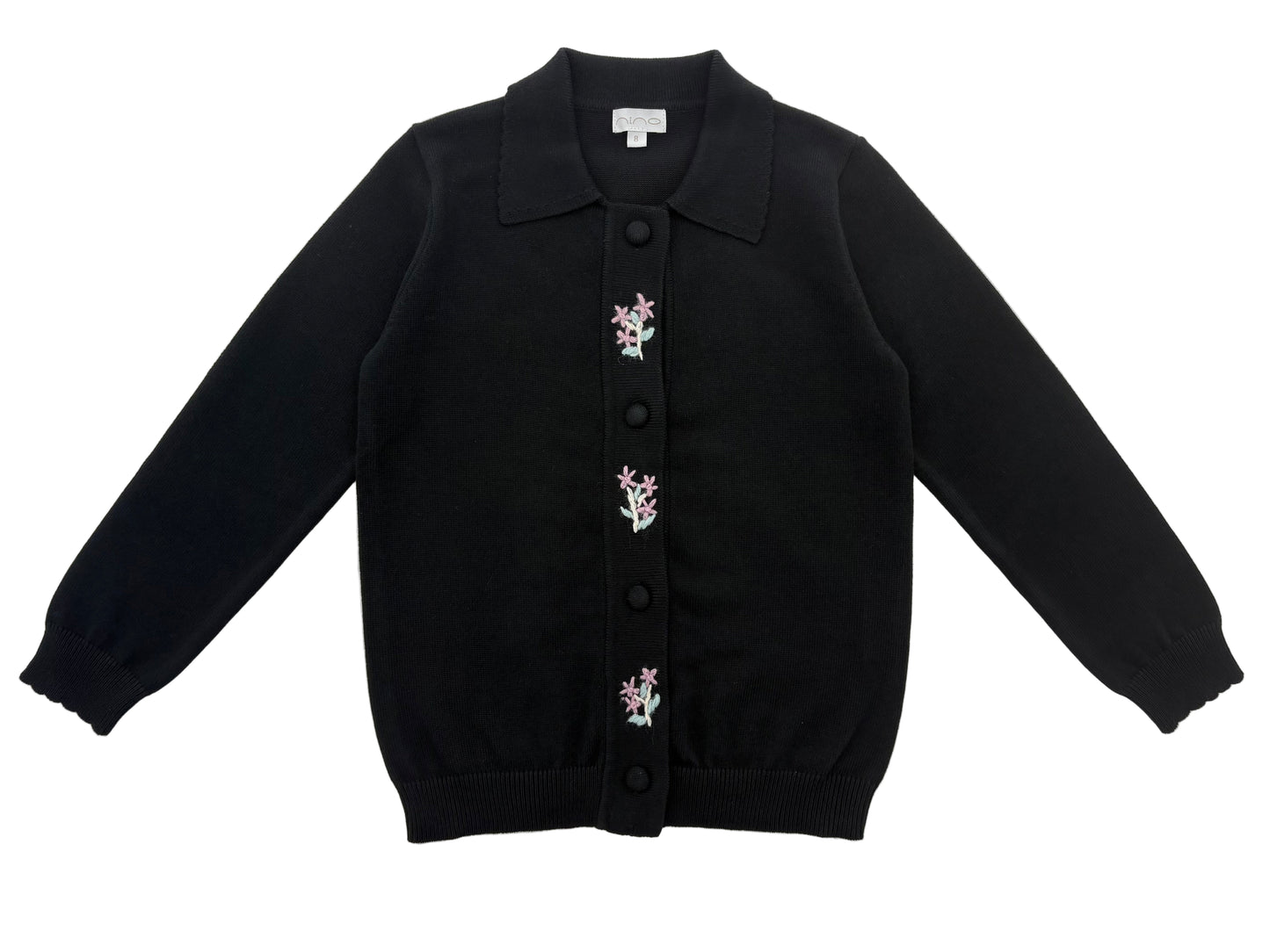 Nino Girl Knit Emroidered Sweater - 25298T