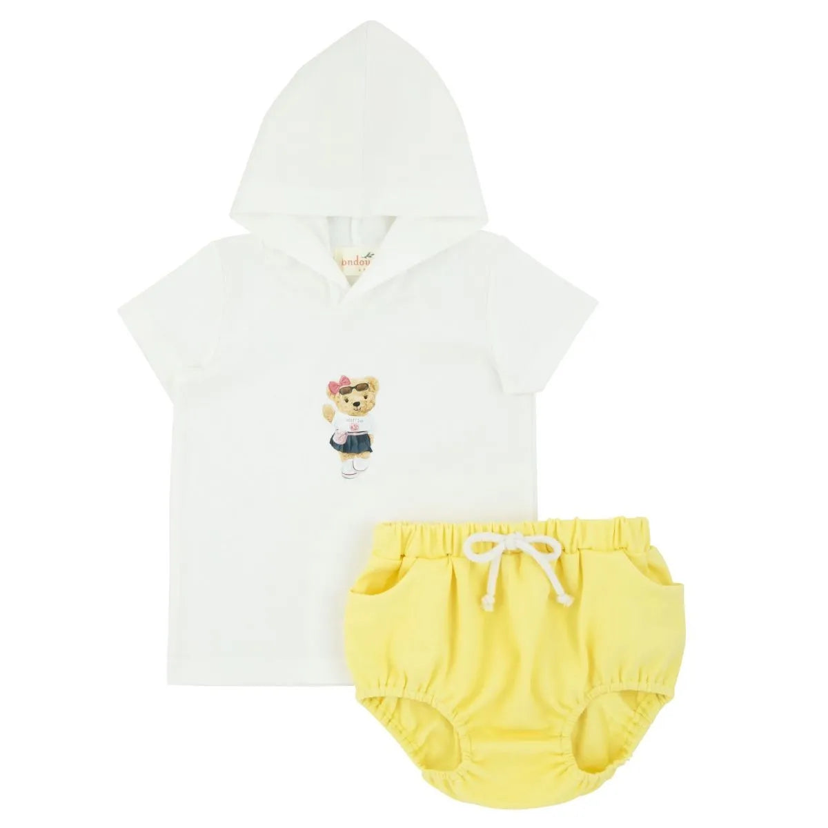 Bondoux Pastel Short Hoodie Set - S26-255BG-PYG