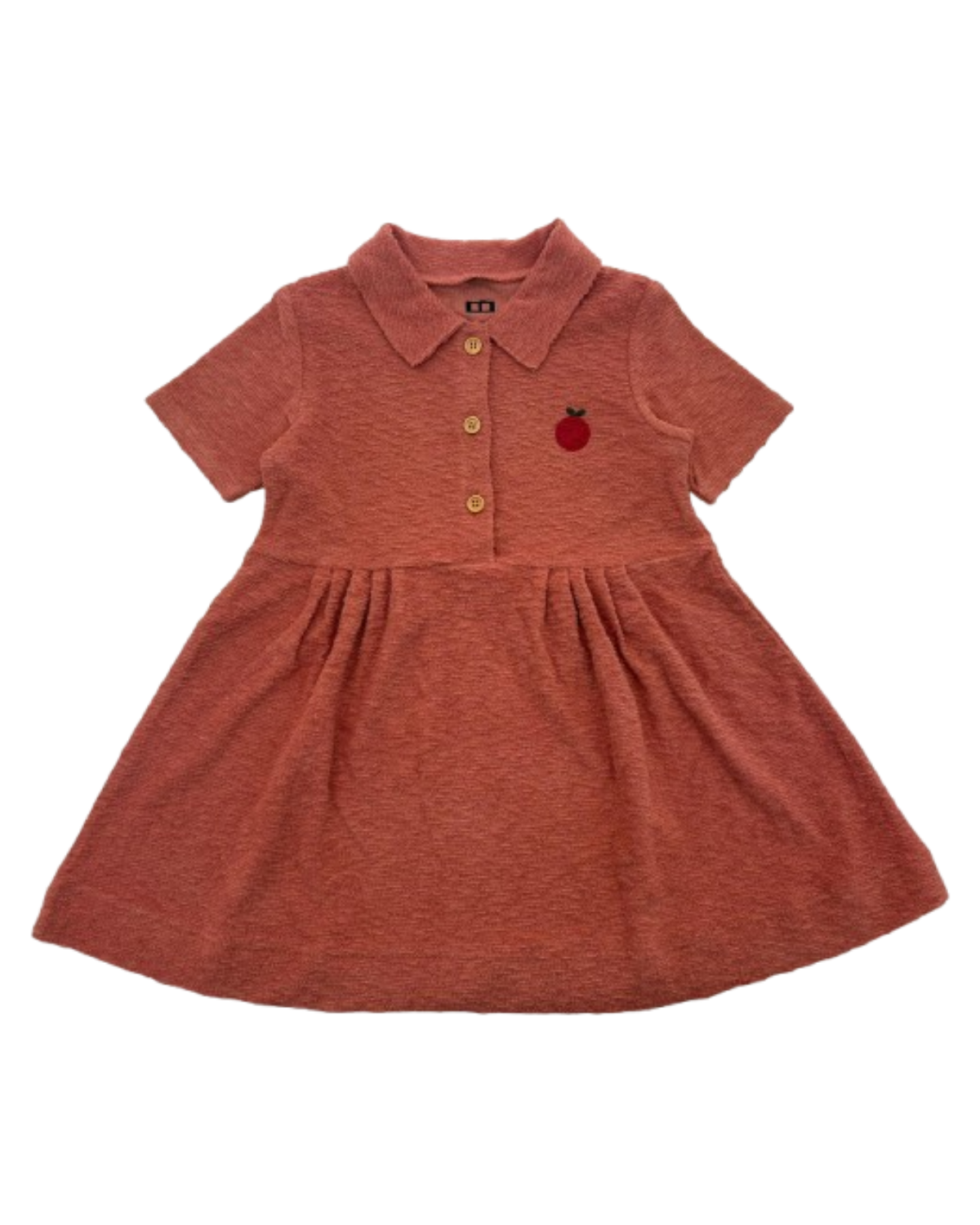 2 Squares Textured Terry Shirt Dress - SB5CP7130D