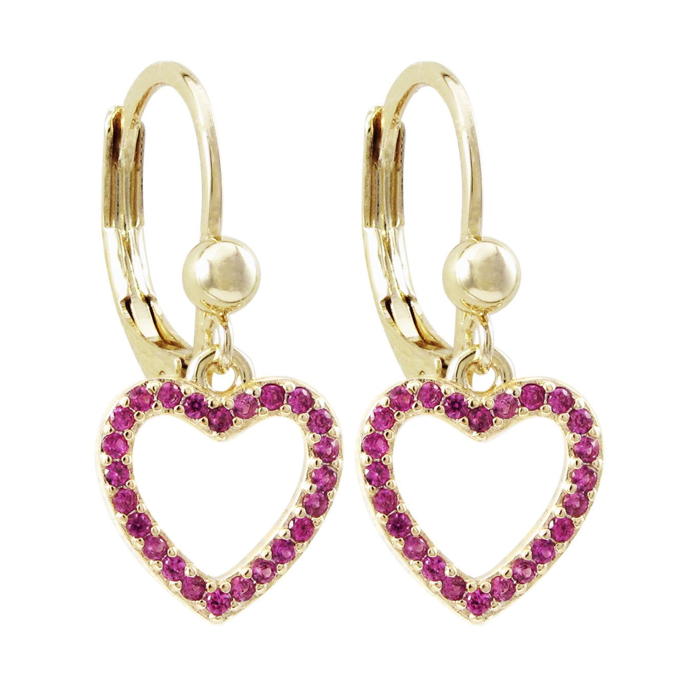 Delino Gold Plated Surgical Steel - Open Heart - 3EW289-SU-GD