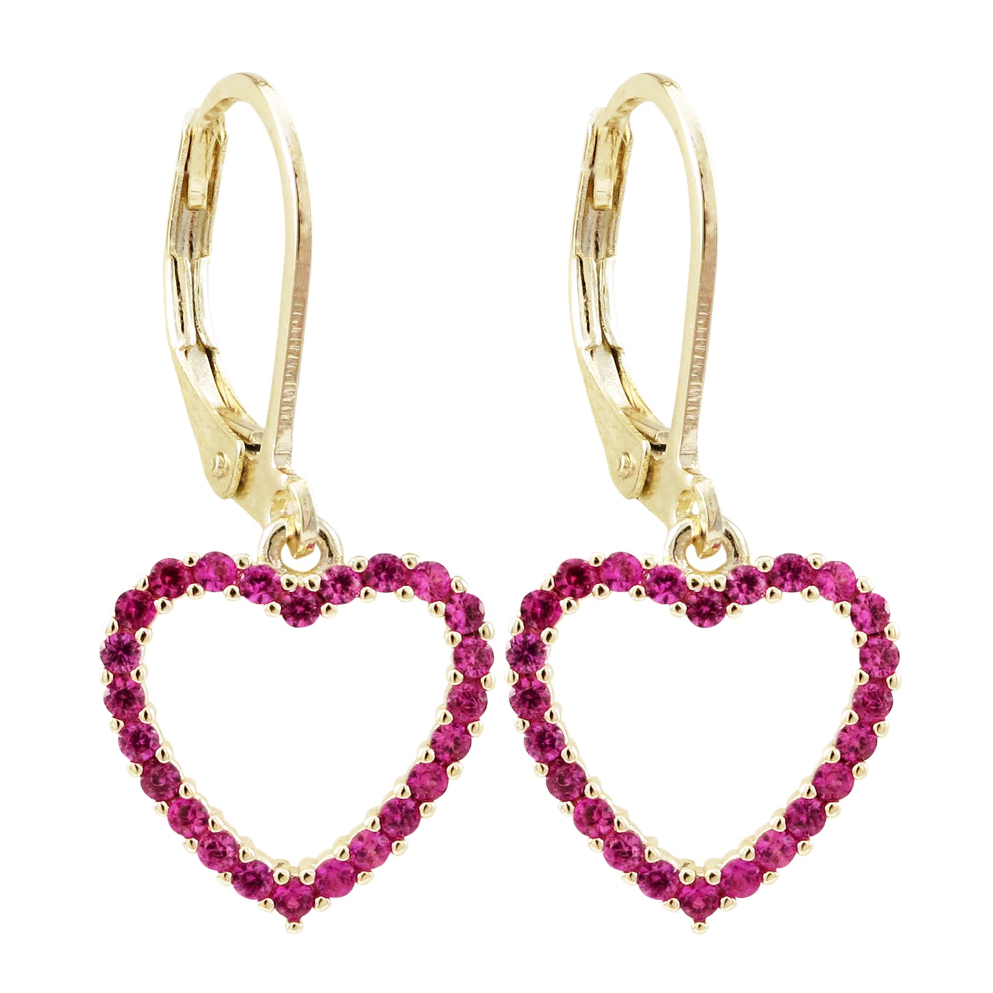 Delino Gold Plated Surgical Steel - Open Heart - 3EW508-SU-GD
