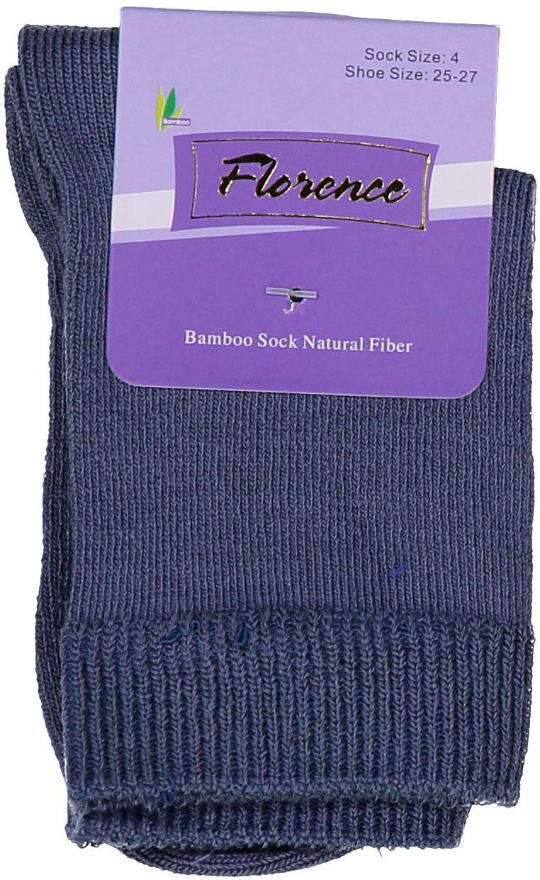 Florence Bamboo Quarter Crew Sock Denim - 179