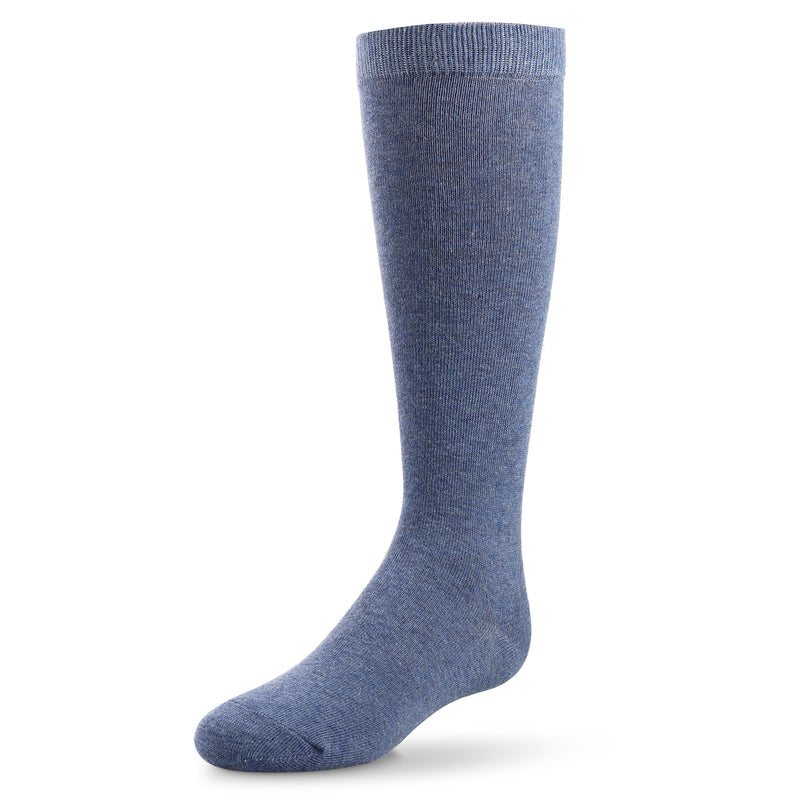 Zubii Flat Cotton Knee High 250 Light Denim - 705