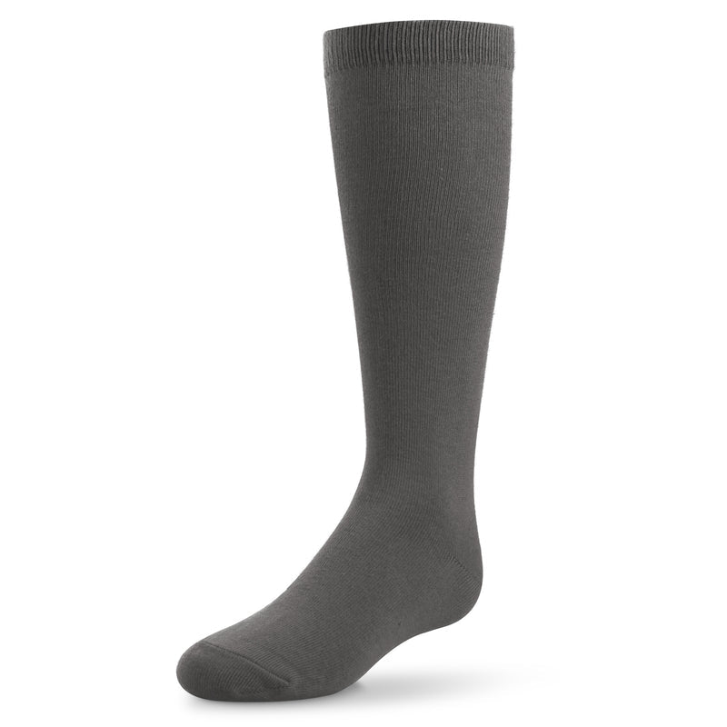 Zubii Flat Cotton Knee High 340 Steel Gray - 705