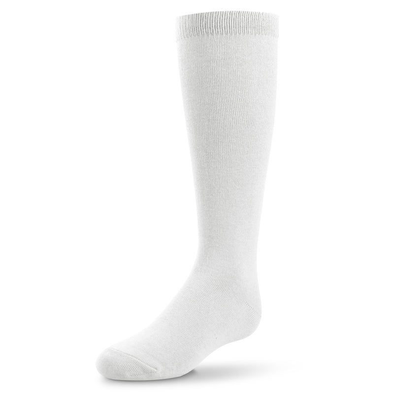 Zubii Flat Cotton Knee High 5 White - 705