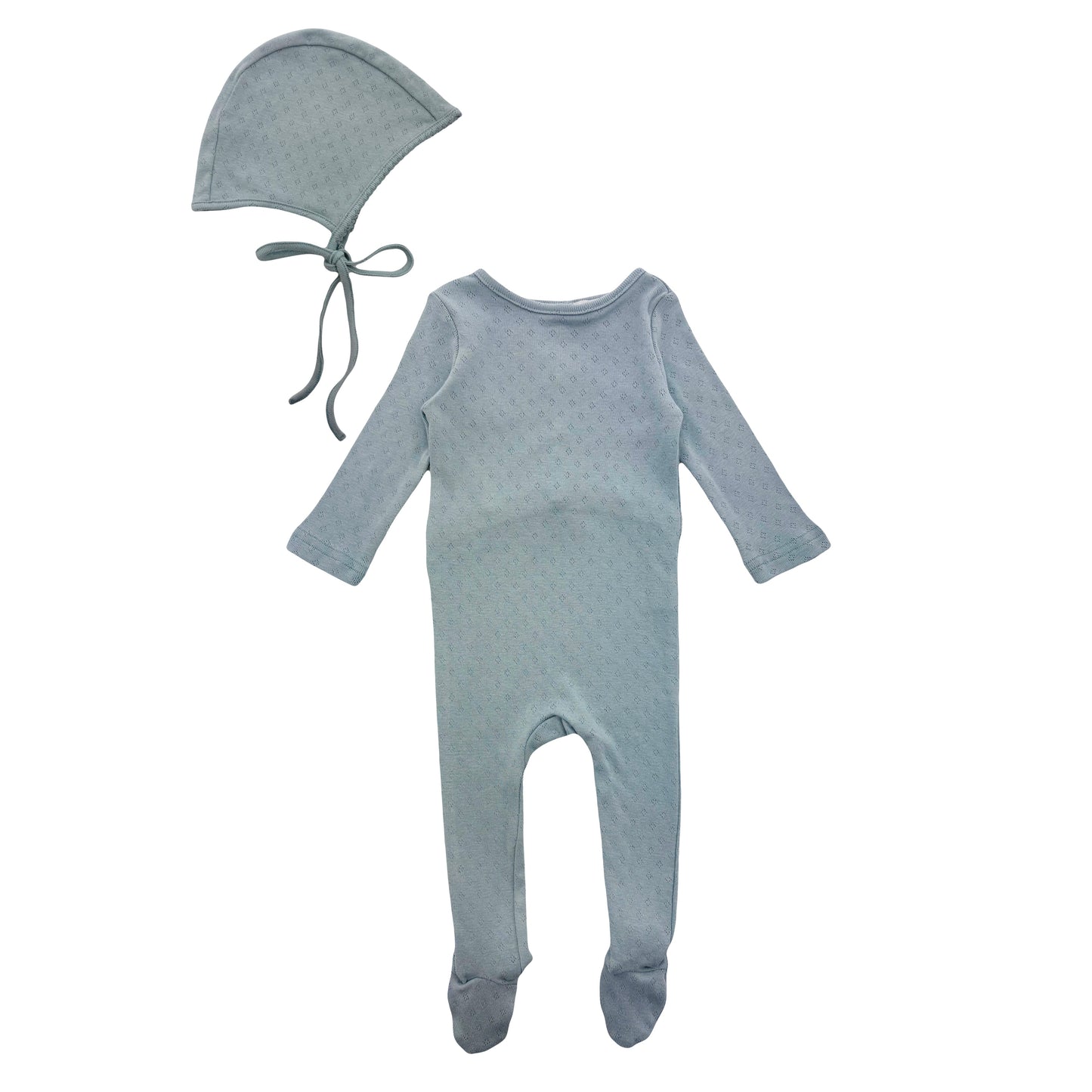 Nino Pointelle Footie W/Bonnet - 72615