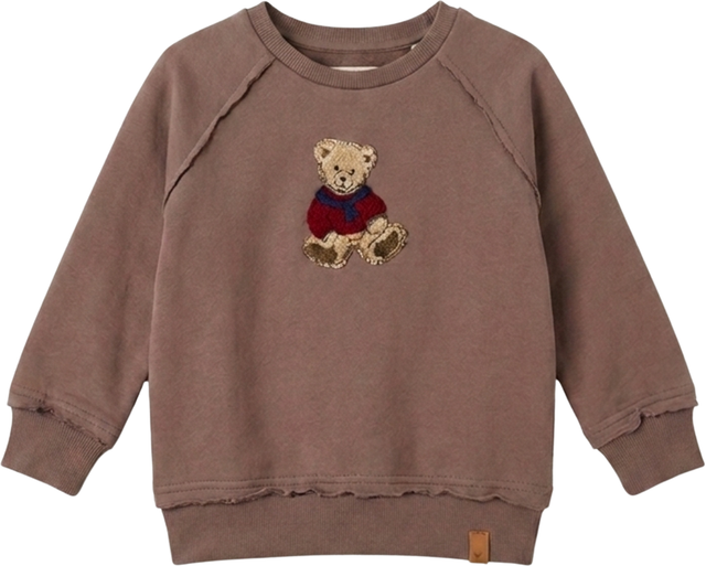 J`taime +1 Girls Sweatshirt With Bear - WB6CP7462T