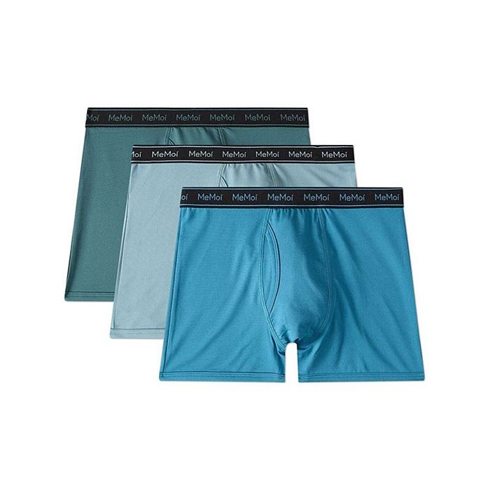 Memoi Dri-Effect Performance Boys Boxer Brief 3Pair Pack - MKU1400