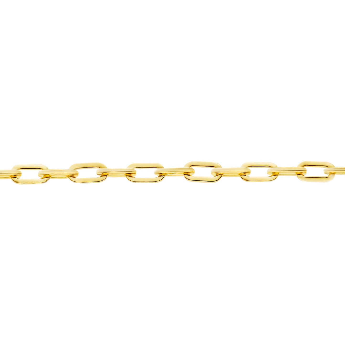 Cameo Rounded Paperclip Link Bracelet - B1327