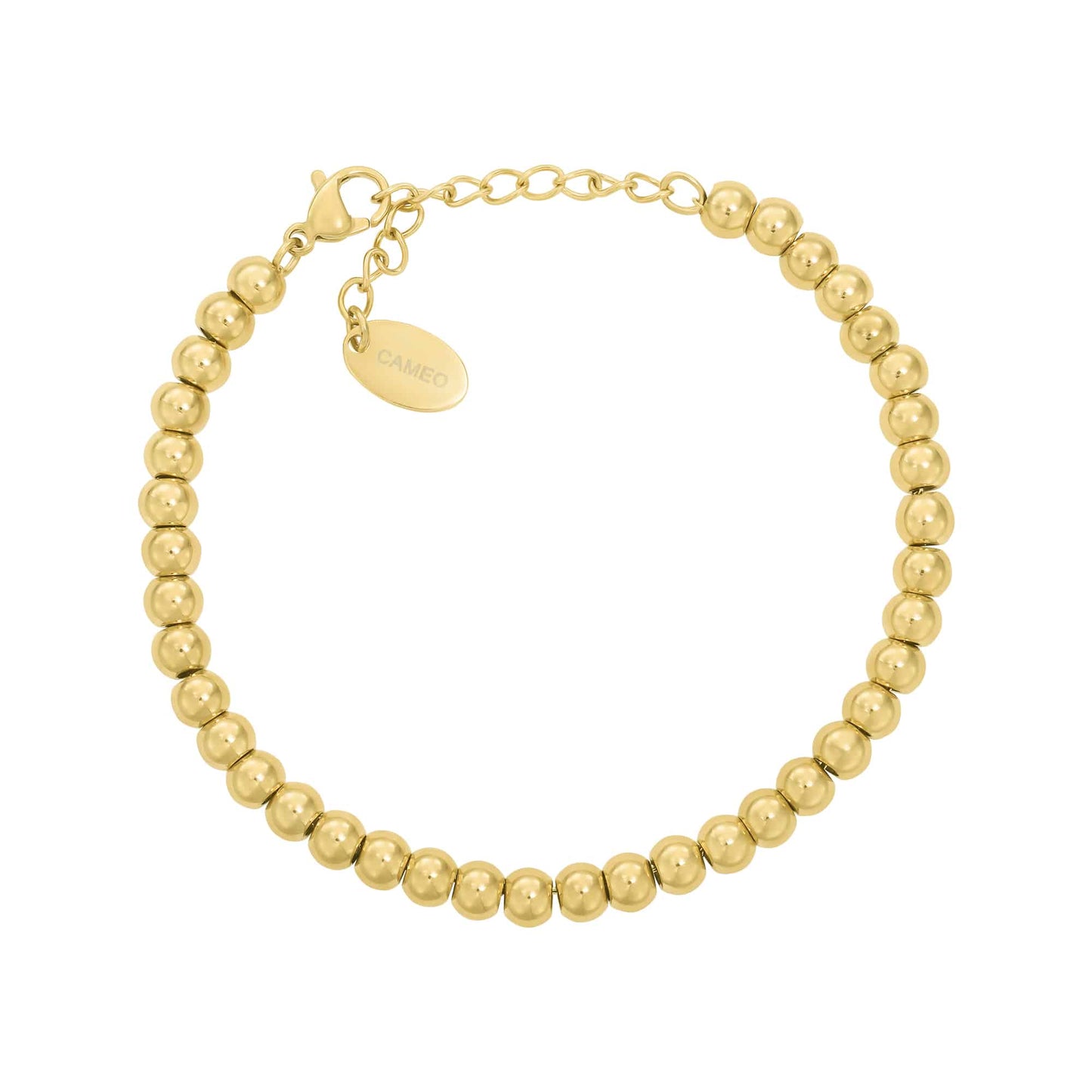 Cameo Gold Ball Kids Bracelet - B1359