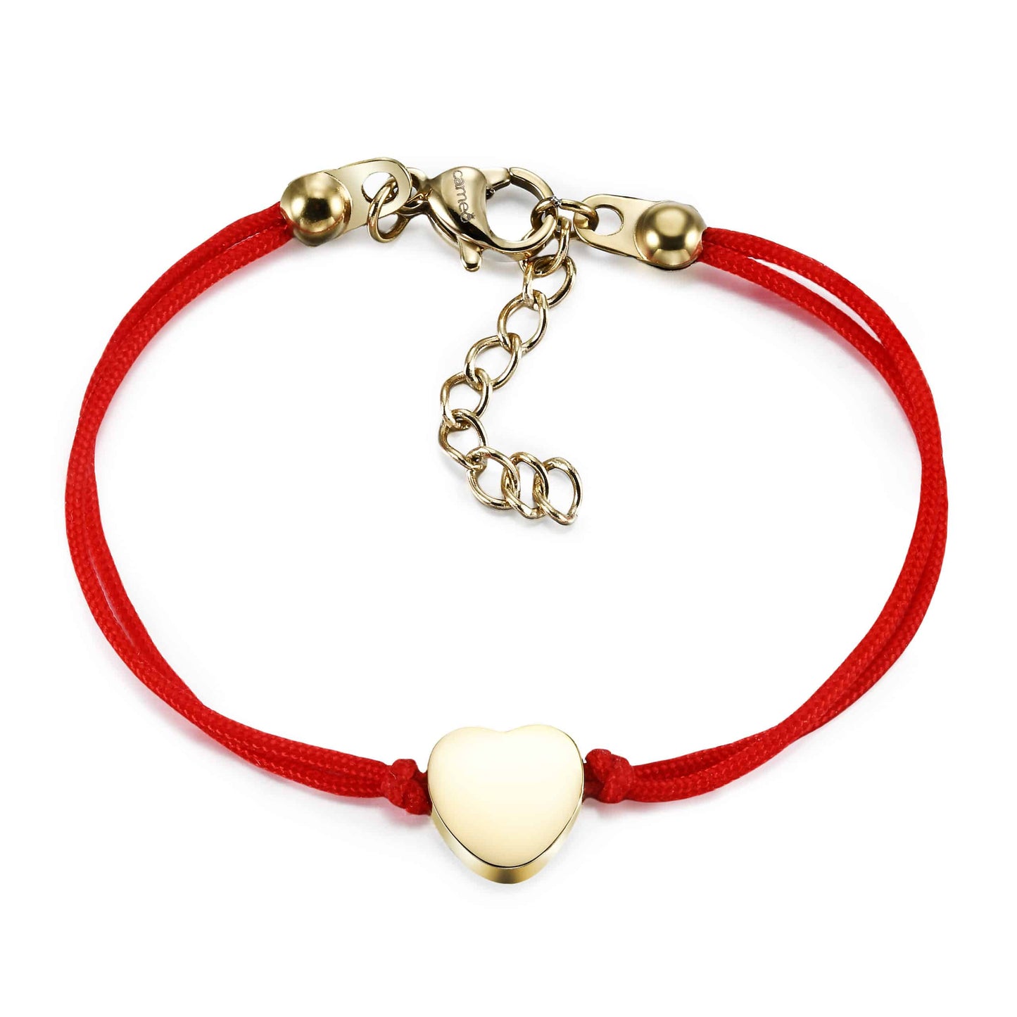 Cameo 3D Heart String Bracelet - B1375