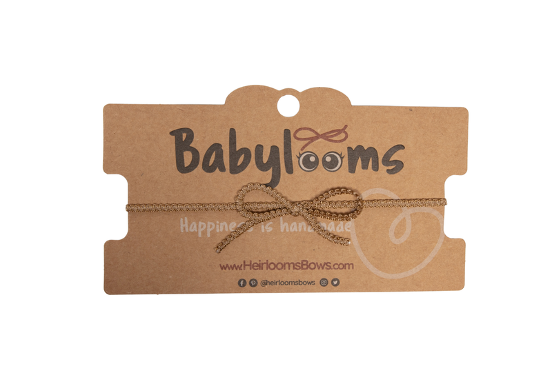 Heirlooms Baby Bands - Ric Rac Bow - B1722
