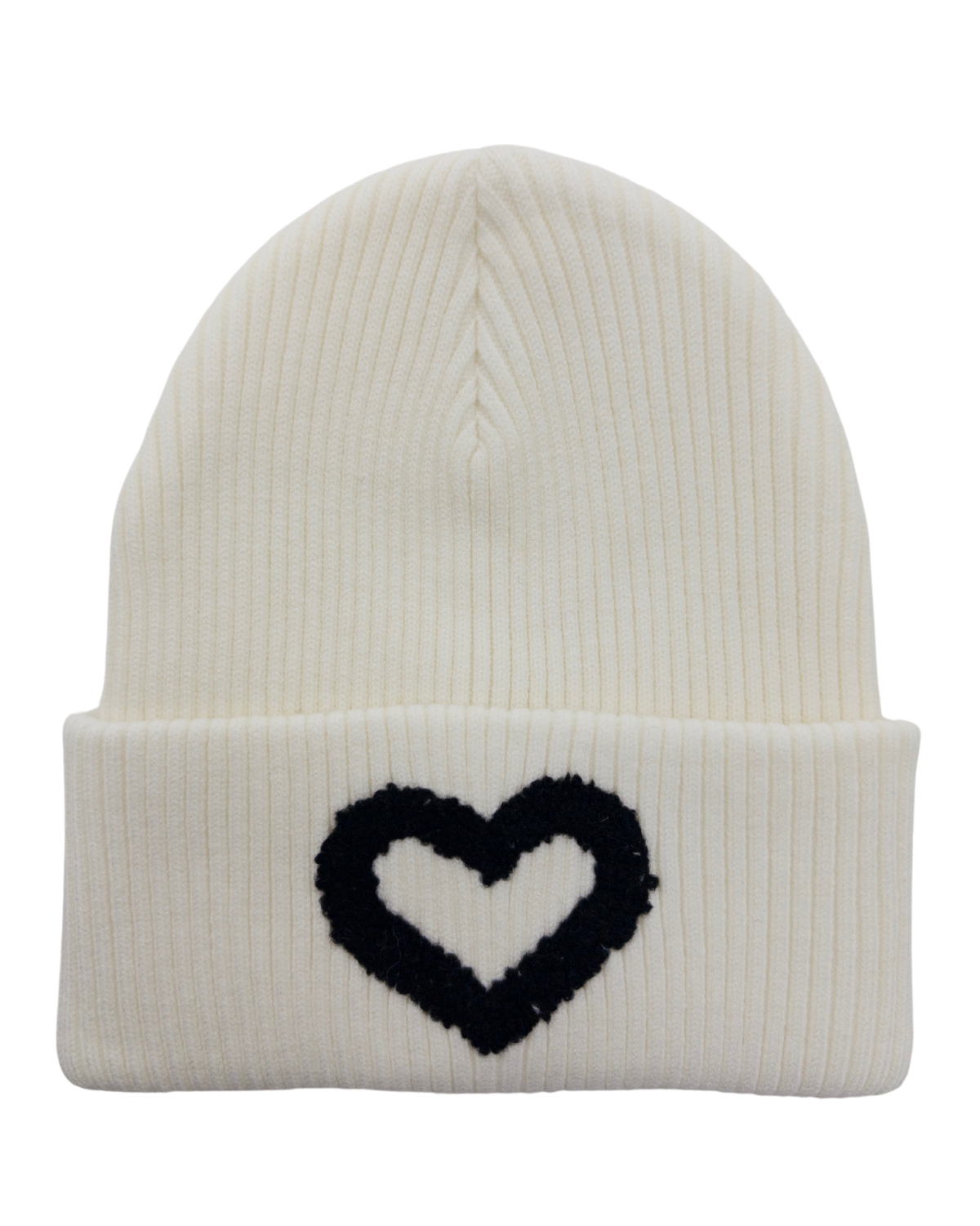 Mini Pops Sherpa Heart Cuff Hat