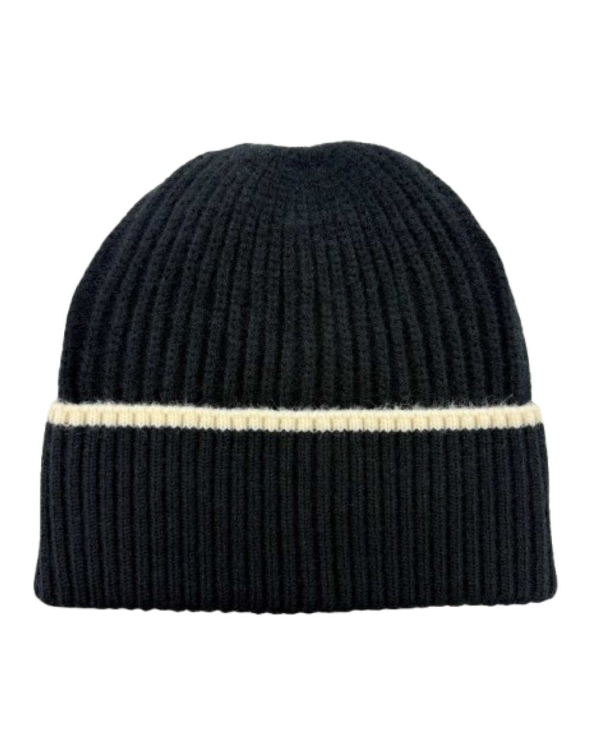 Sage Ladies Stripe On Cuff Hat - Da9022