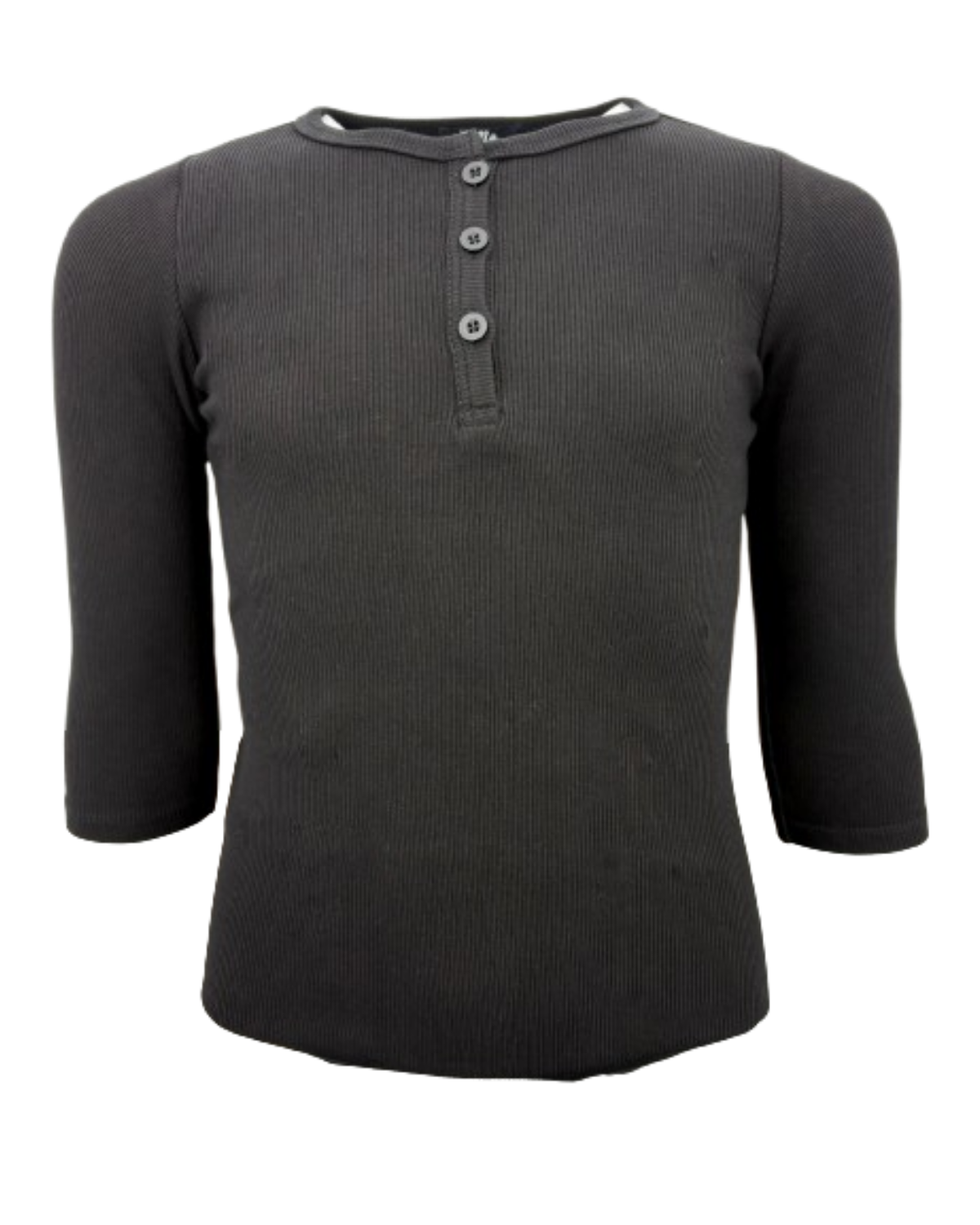 Mini Pops Kids Ribbed Henley - Bvjh802k