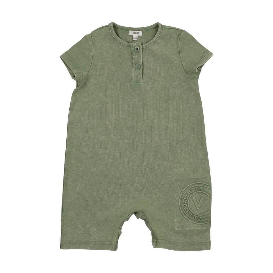 Bonjoy Embossed Volleyball Shorts Romper - BTSS26017SR