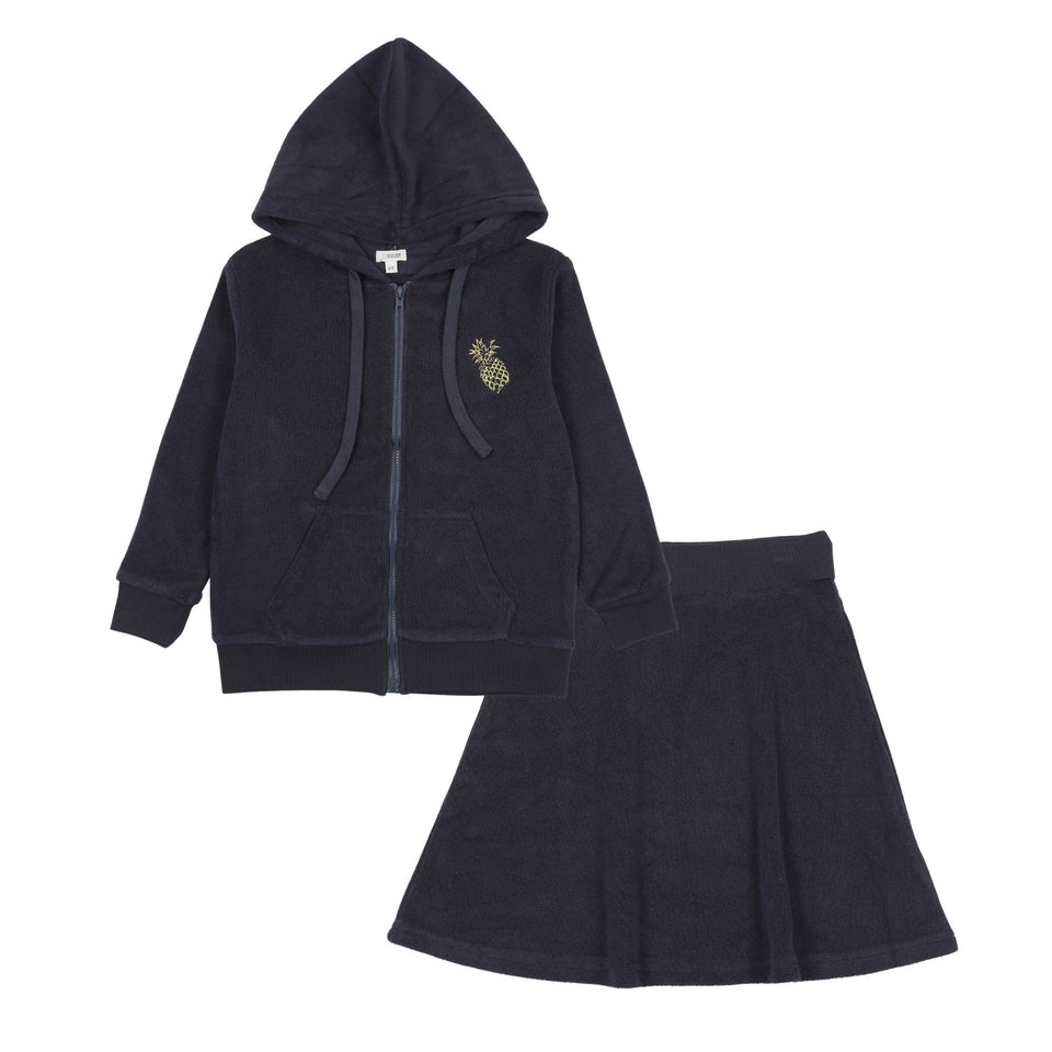 Bonjoy Terry Sweater Skirt Set - ST25603SK