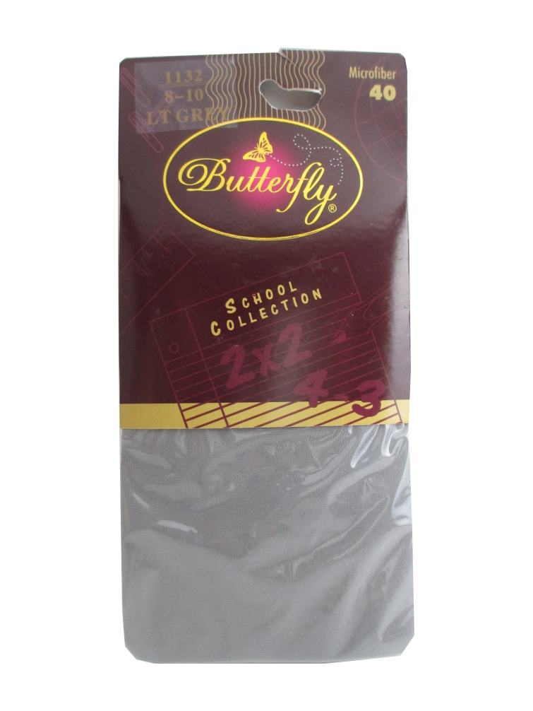 Butterfly Microfiber Opaque 40 Den Light Gray - 1132