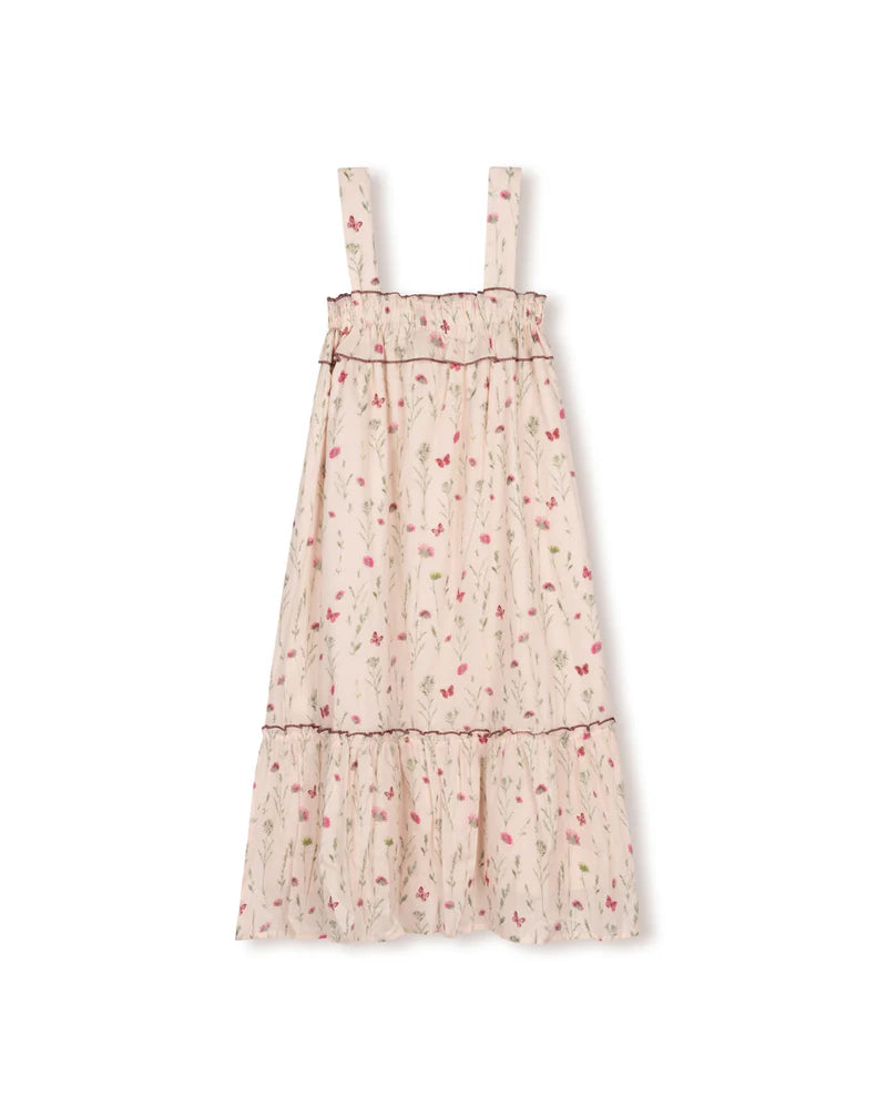 Papillon Ruffle Top Shoulder Strap Robe - C-18454