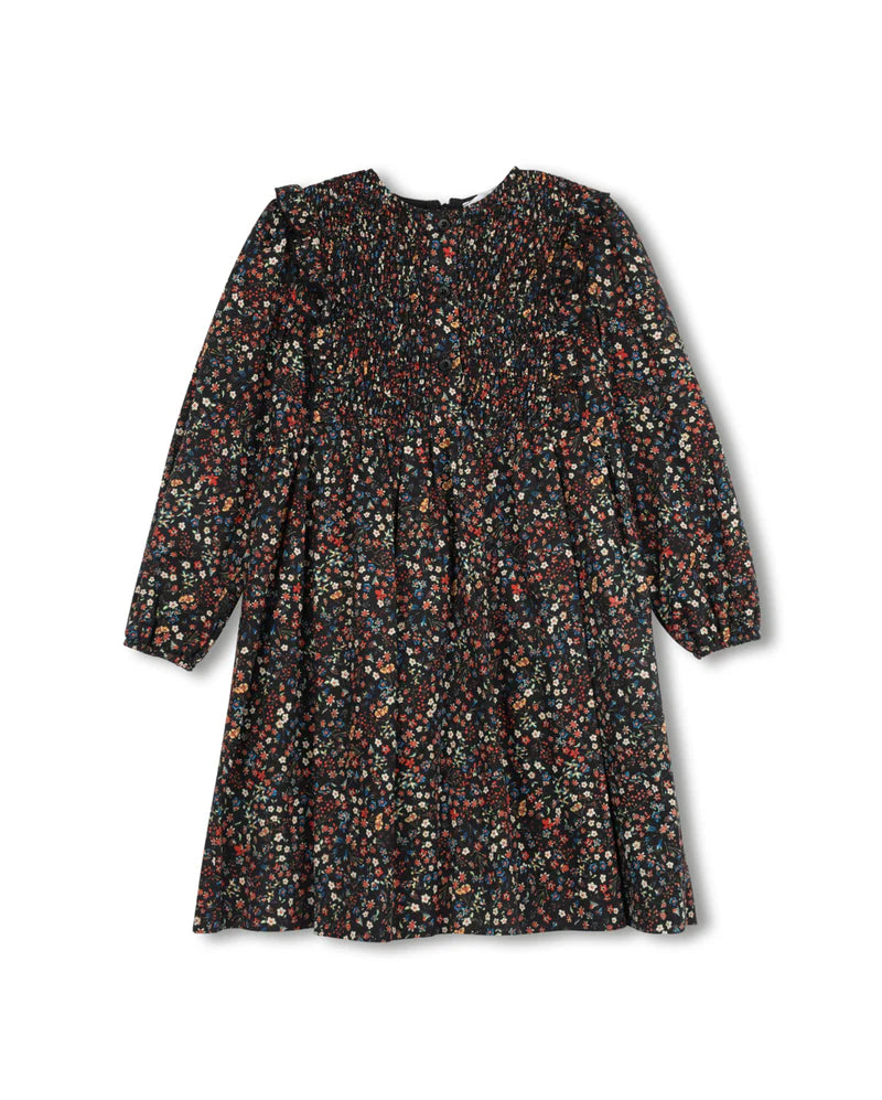 Lilou Full Smocked Top Ruffle Dress - C-22407