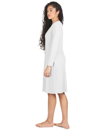 Collection Women`s Bonded Long Sleeve Slip Dress - Csp503