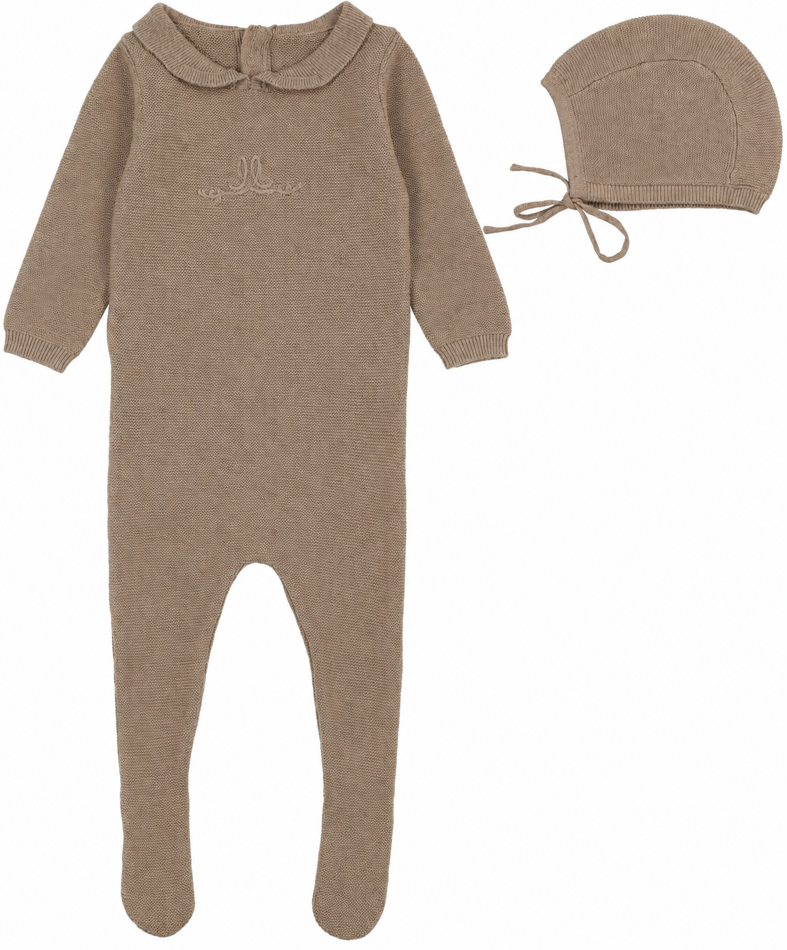 Analogie Knit Embroidered Footie Set - AF26S315B
