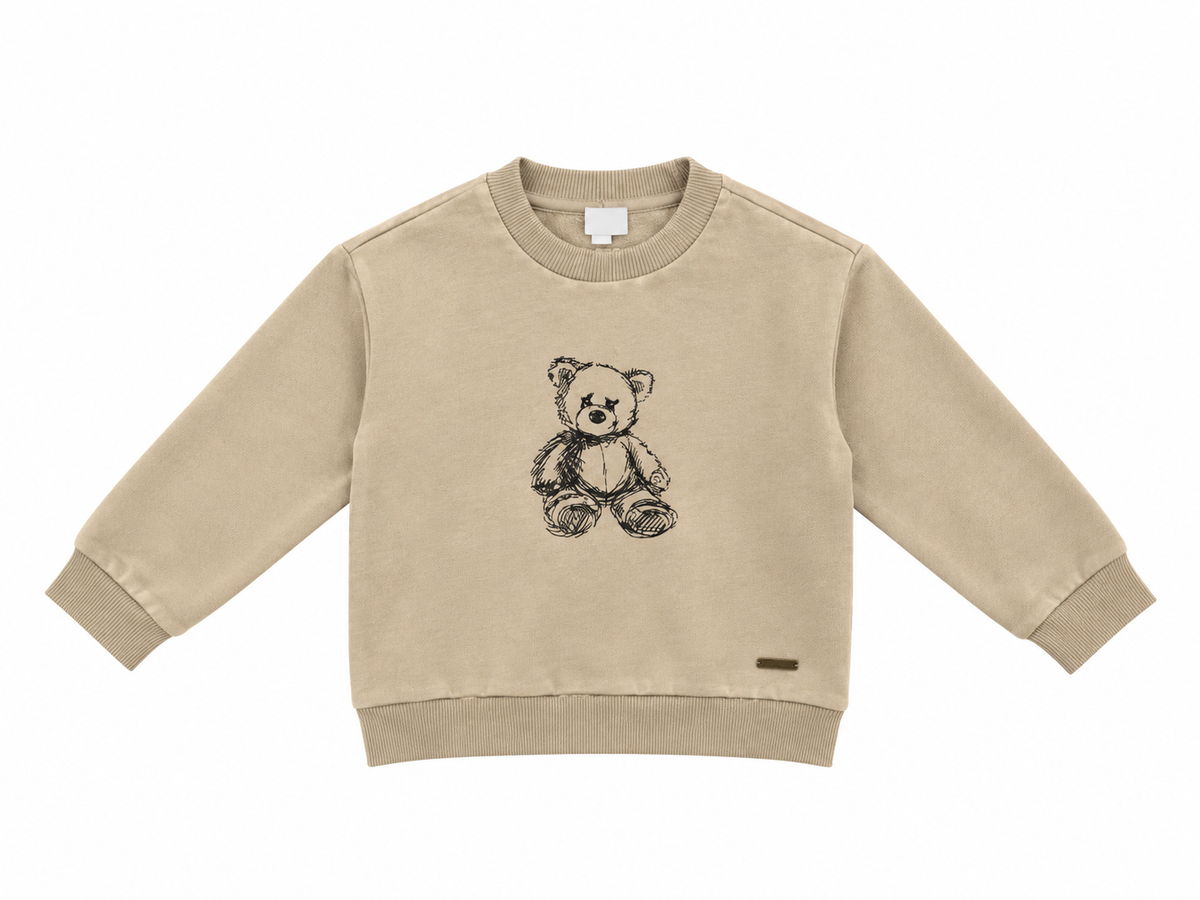 Nino Sweatshirt With Teddy Applique - 2026243