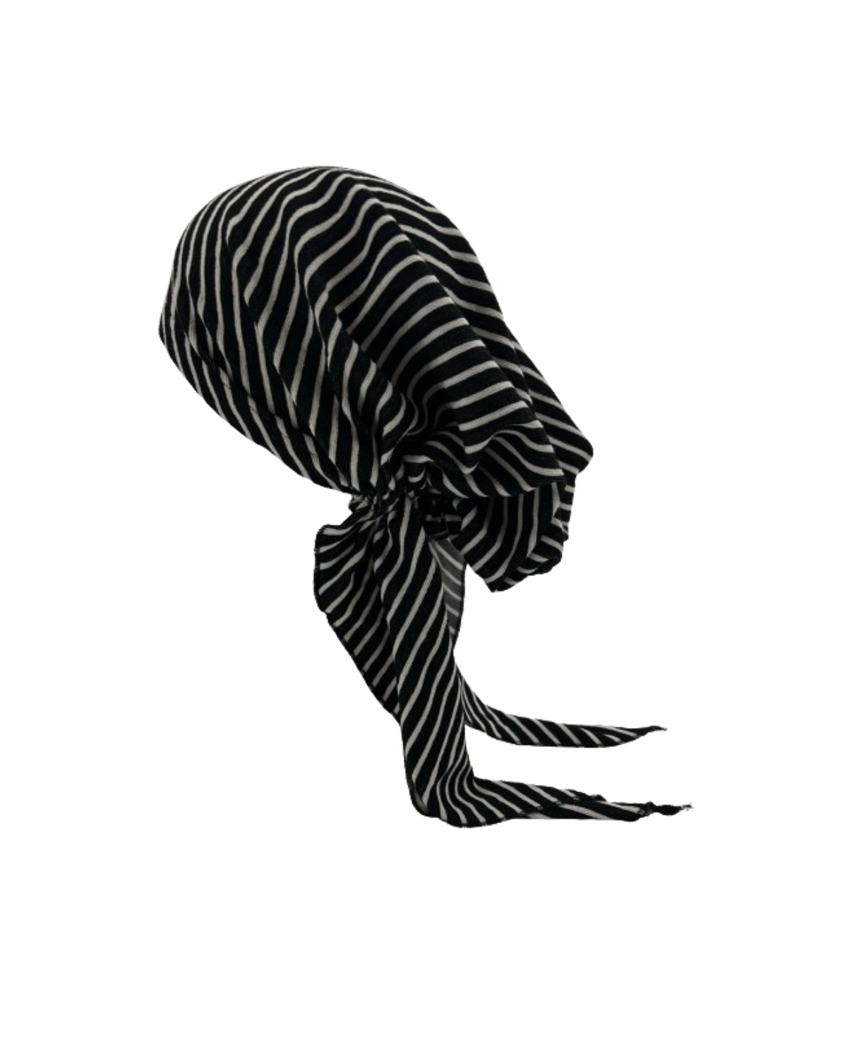 Memoi Blk/Wht Terry Pretied - Db-p01
