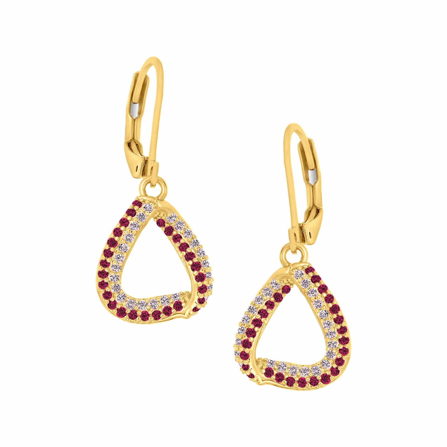 Cameo Flipped Triangular Earring - E5294