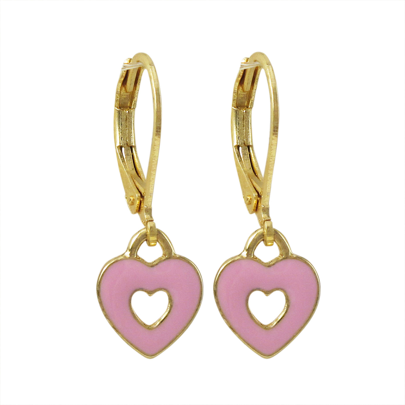 Delino Gold Plated Brass - Open Heart - EW4266-B-GD