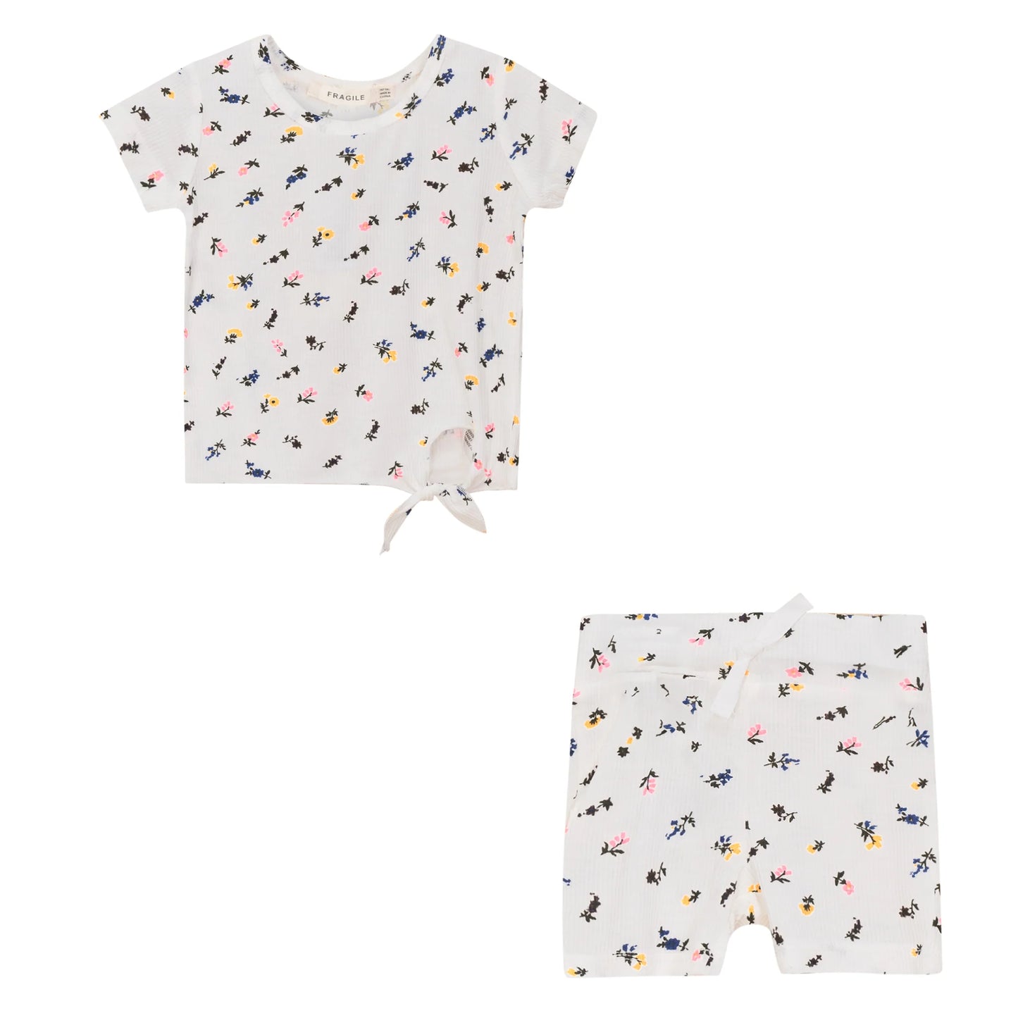 Fragile Rib With Multi Flower Baby 2 PCS Set - SB5CP7113E