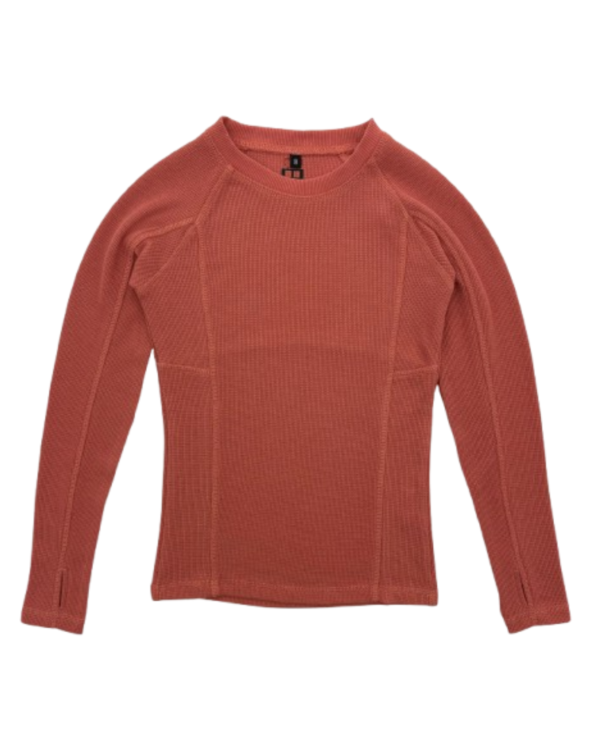2 Squares Girls Solid Waffle Top With Cuts - SB5CP7130TS
