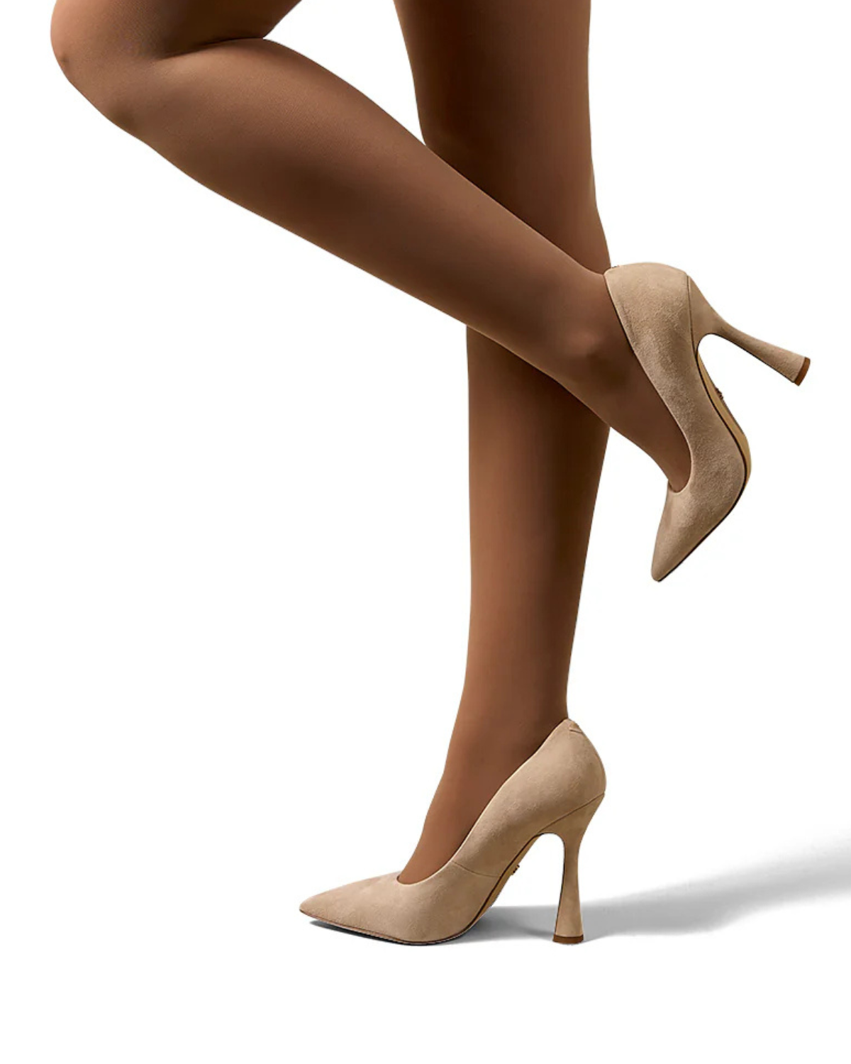Memoi Velveteen Semi-Opaque 30 Denier Control Top Tights - Mo-314