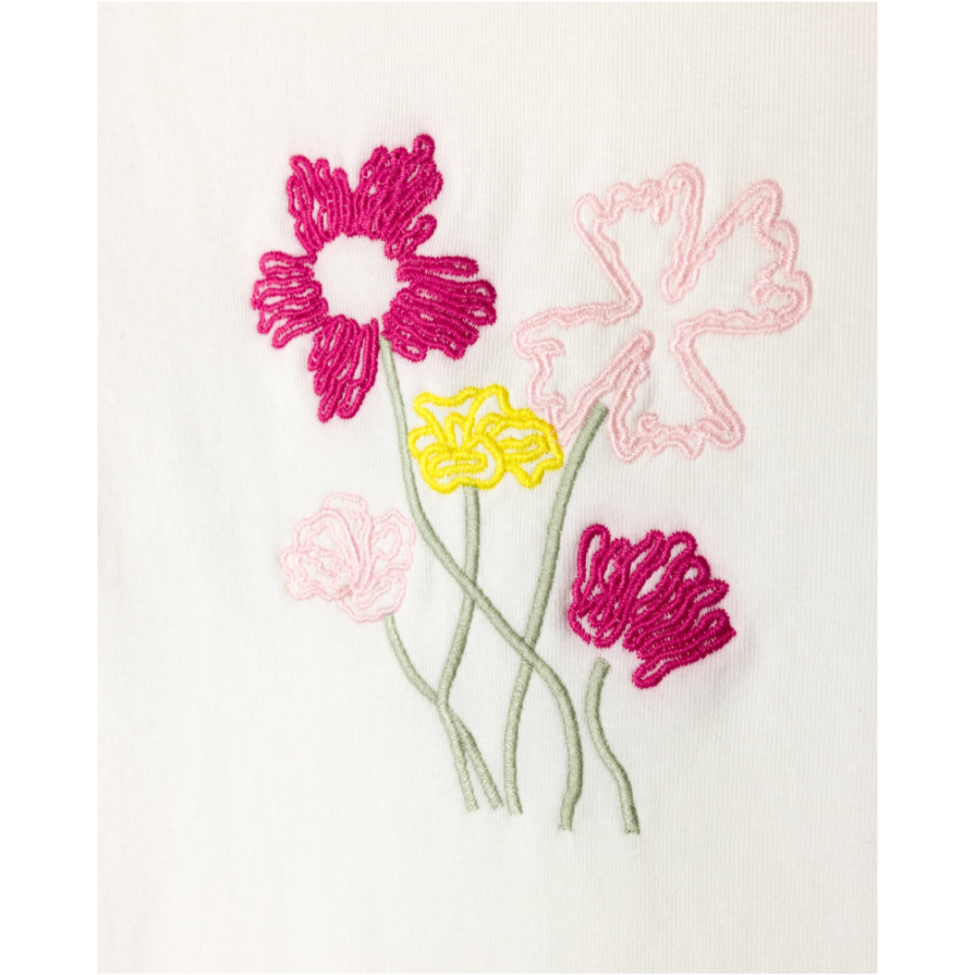 Phil and Phoebe Haven Embroidered Detailed T-Shirt - C-26264
