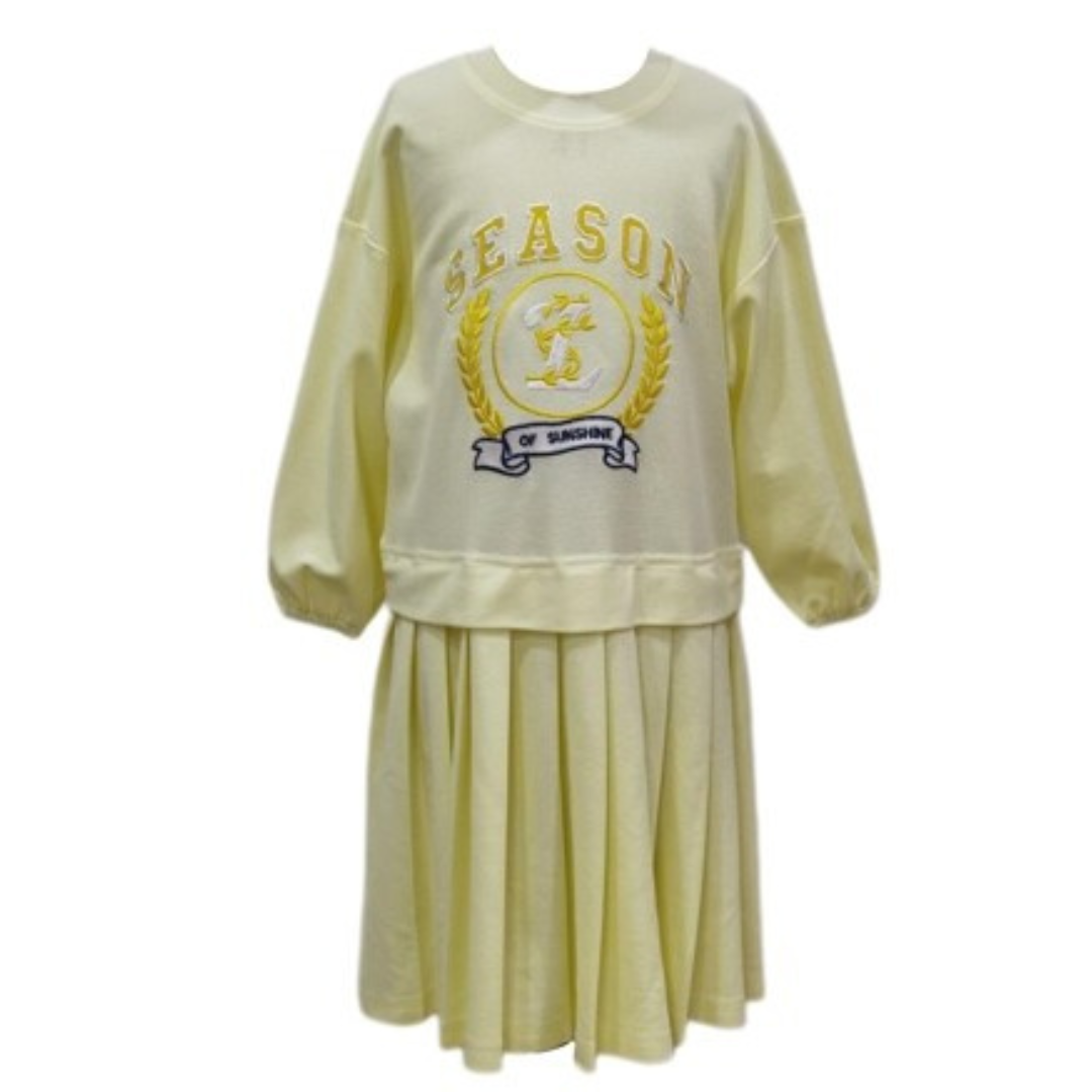 Phil and Phoebe Frost Center Emblem Swing Dress - C-24414