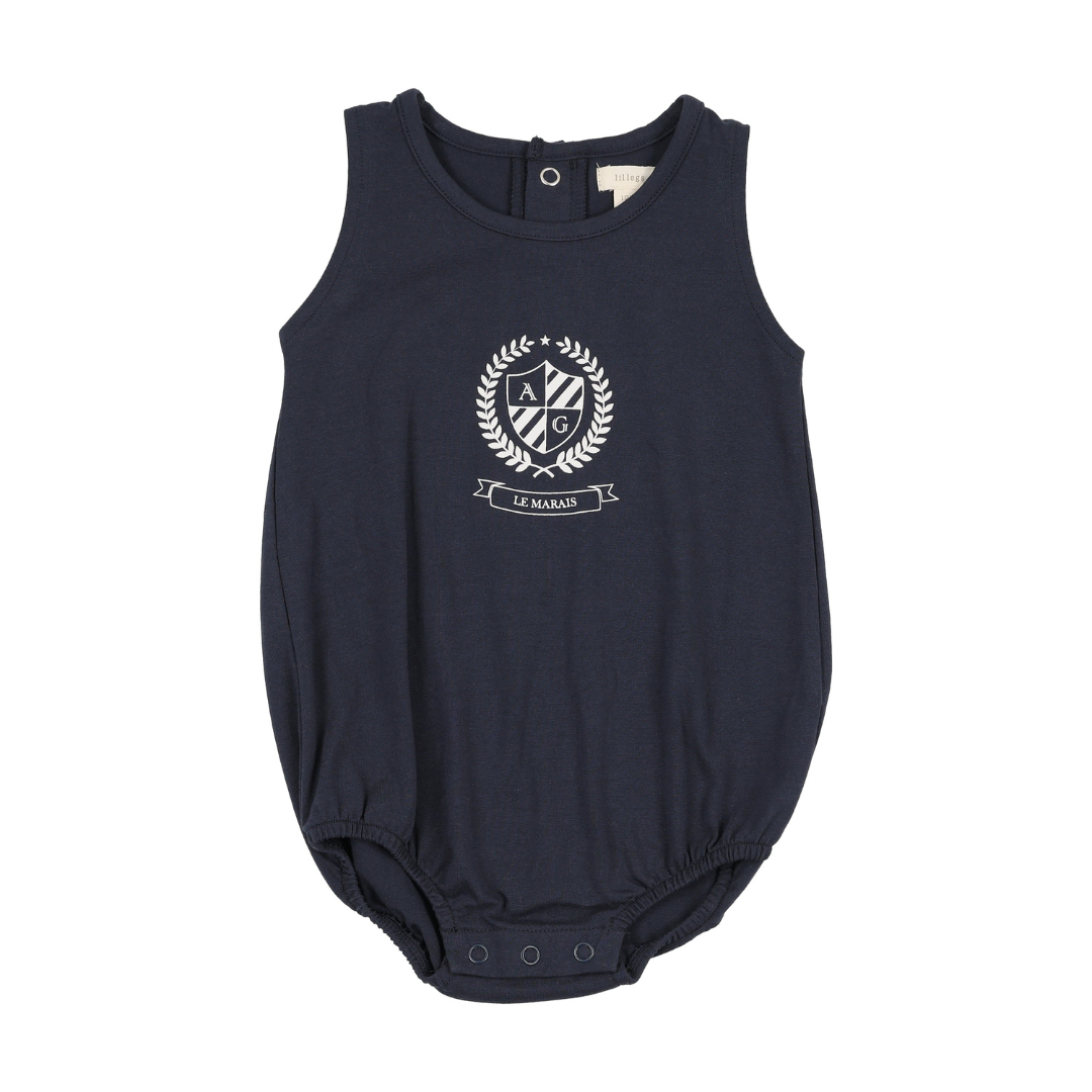 Lil Legs Emblem Romper - EMR-SS26
